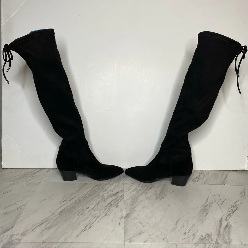 Blondo Black Suede Over the Knee Boot 6M